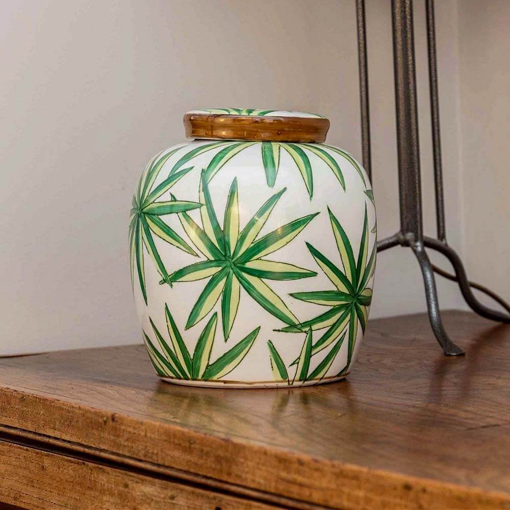 Adams Needle Ceramic Ginger Jar