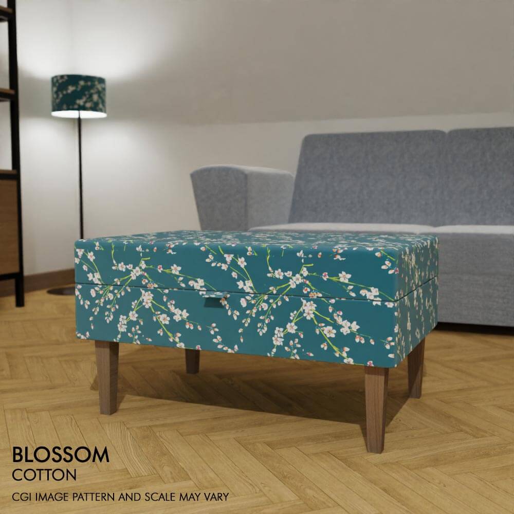 Deep Storage Coffee Table Footstool