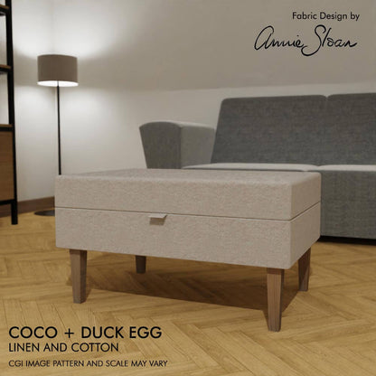 Deep Storage Coffee Table Footstool