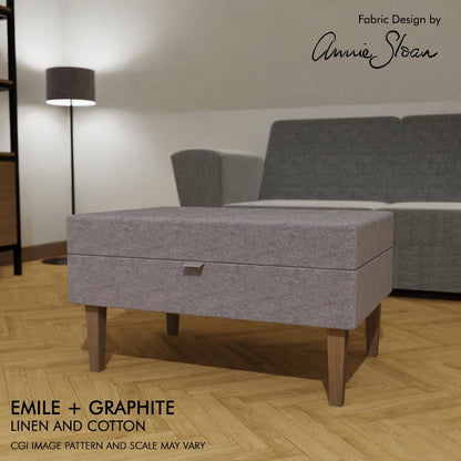 Deep Storage Coffee Table Footstool