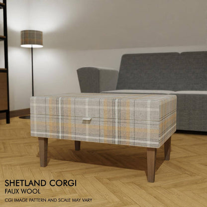 Deep Storage Coffee Table Footstool