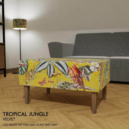 Deep Storage Coffee Table Footstool