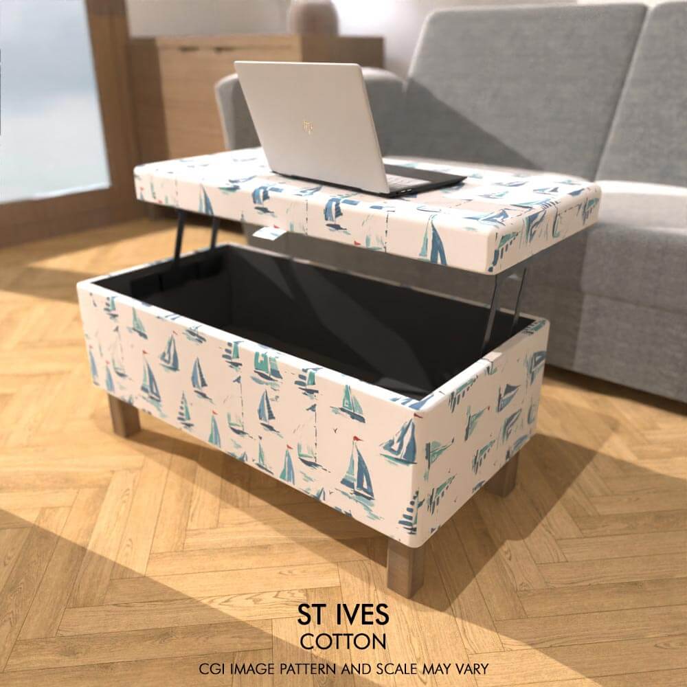 Lift Up Coffee Table with Storage