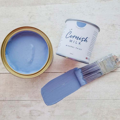 Cornish Pottery light blue Mineral Paint