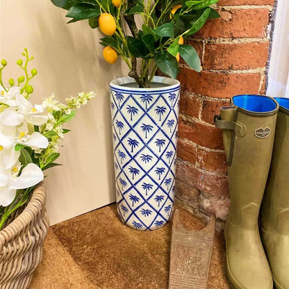 Umbrella Stand featuring Palm Tree Print