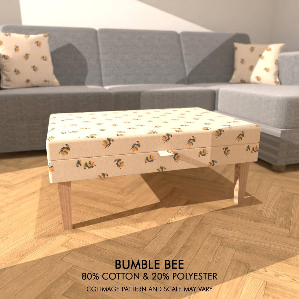 Storage Coffee Table Footstool