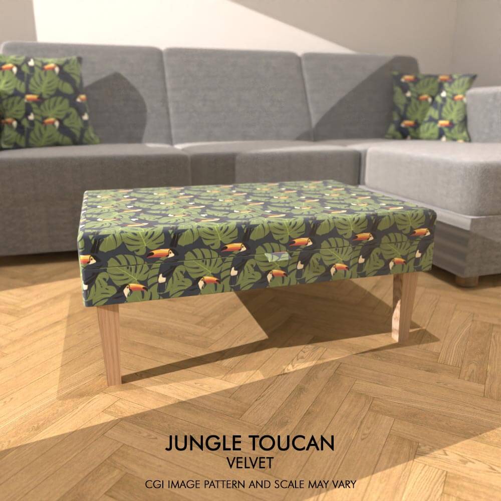 Storage Coffee Table Footstool