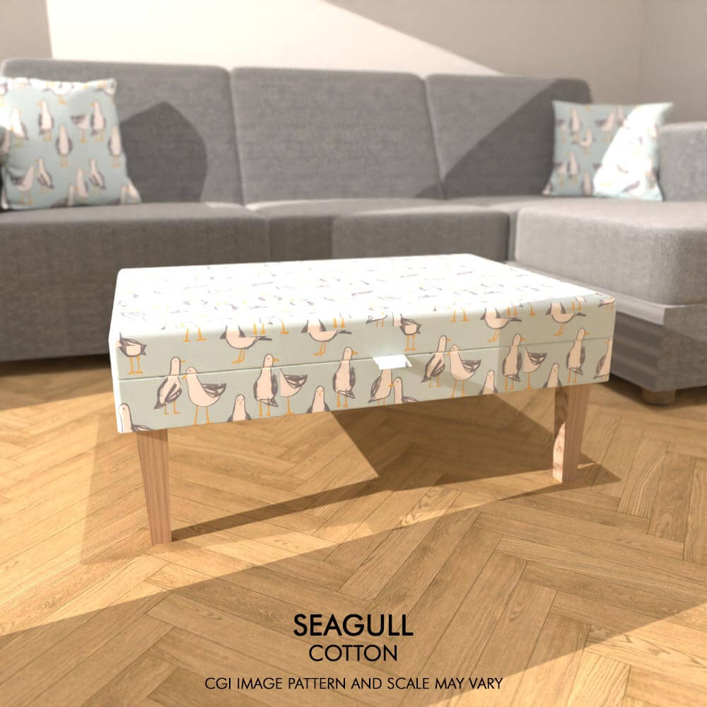 Storage Coffee Table Footstool