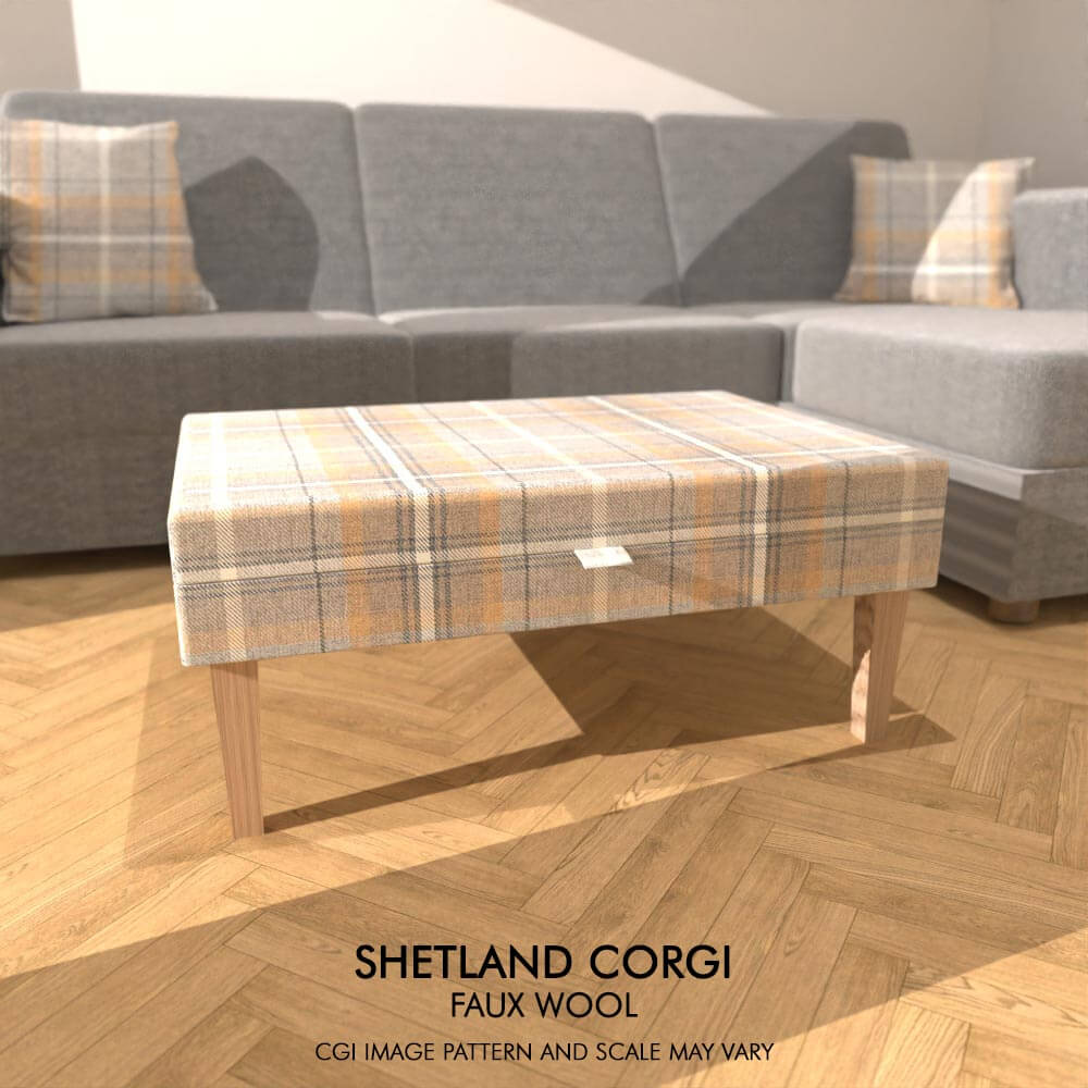 Storage Coffee Table Footstool